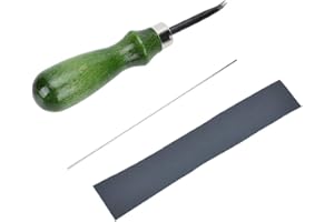 HZTYYIER Biseladora de borde profesional de 0.6 mm-1.4 mm para herramienta de corte de borde artesanal de cuero DIY(1mm)