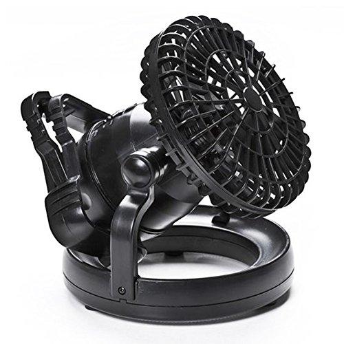 Camping LED Laterne Taschenlampen, 2in1 Fan Lampe Portable LED Camping Laterne mit Deckenventilator 18 LED Taschenlampe Deckenventilator für Outdoor Wandern, Camping, Angeln Ausfälle und Notfälle Zelt - 2