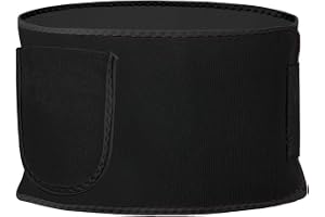ACWOO Ryggstöd Bä Ryggstöd, Midjebä För Kvinnor Män, Svett Midja Cincher Trimmer, Magtränare Svettbä , Magkontroll Bodyshaper Träning Sportband