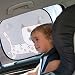 Children Window Shades - IntiPal 2 Pack Car Sun Shade - UV Rays Protection for Baby Infant Kid Child Pet(Cat)