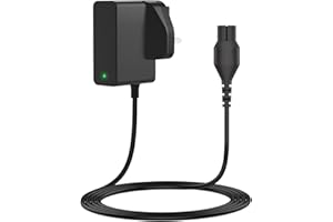 BERLS for Karcher Window Vacuum Cleaner Vac Charger Charging Cable Lead for WV 1, WV 2, WV6 Plus, WV 5 Plus, WV 2 Plus, WV5 Premium, WV50, WV1 Plus, WV 5, WV60, WV70 5.5V Plug UK 1.5m Power Adapter(Light)