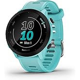 Garmin Forerunner 55 Easy to Use Lightweight GPS Running Smartwatch, Running and Training Guidance, Safety and Tracking Featu