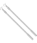 Perche Télescopique Pour Ouvrir Fenêtres Hautes - Longueur 30 à 60 Cm, Crochet, Alliage Aluminium