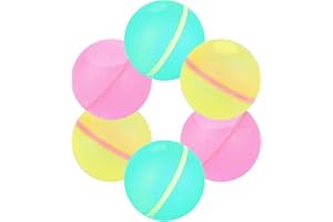 6 Stück Wasserbomben Wiederverwendbar magnet, AolKee Wasserbomben silikon, wiederbefüllbare wasserbomben für Kinder, selbstdichtend, Poolspielzeug, Sommerparty, Outdoor-Spielzeug