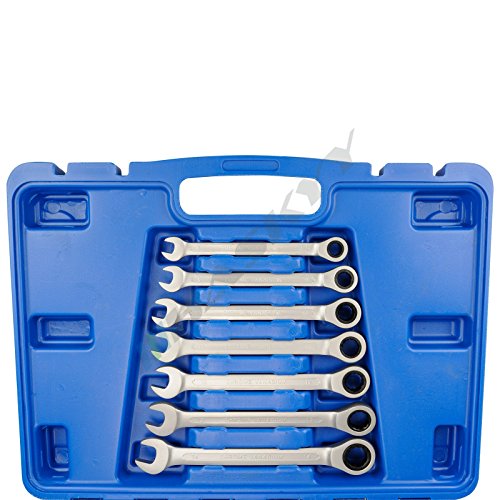 Ratschenschlüssel Ring Maul Ratsche Schlüssel Satz 8-19mm Werkzeug Set 12 tlg - 8
