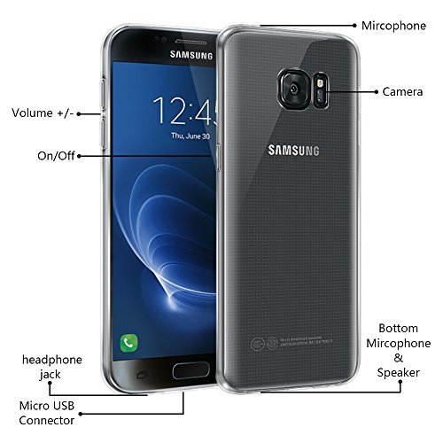 Funda Galaxy S7 LafeiRabbit Transparente TPU Slim Silicona Carcasa para Galaxy S7 Funda Galaxy S7 LafeiRabbit Transparente TPU Slim Silicona Carcasa para Galaxy S7