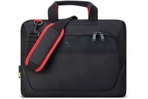 DELSEY PARIS Delsey Parvis Plus Roller Case, 41 cm, 11 liters, Black (Noir)