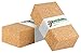 Produktbild 2er-Set Yoga Blöcke (Kork), Yoga Klotz 2 Stück (2x Yoga Block / Klötze) XXL aus 100% Naturkork 22x12x7 cm (2er-Set / Doppelpack /zwei Stück, extra groß, Joga)