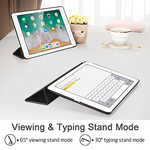 iPad Pro 10.5 Hülle, ESR® Yippee Series Auto aufwachen/Schlaf Funktion Ledertasche mit Schwarz Rückseite Abdeckung Leichtgewicht Anti-Kratzer Schutzhülle für iPad Pro 10.5 (Schwarz) - 7