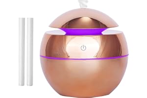 RENIMOVE Diffusore di oli essenziali elettrico con 2 filtri Sostituzione Cambio colore chiaro umidificatore diffusore ambiente diffusore oli essenziali diffusore aromi giro