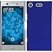 Produktbild PhoneNatic Case für Sony Xperia XZ1 Compact Hülle blau gummiert Hard-case Cover