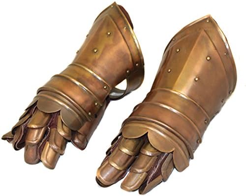 Siam Circus Casa Cortes Medieval Antique Gauntlet Gloves Replica (2-piece Set)