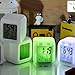 Produktbild Bluelover 7 Farben Andern Wecker Led Licht Digitale Lcd Uhr Thermometer Kalender Datum Uhrzeit