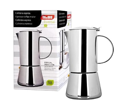 Ibili 620306 Cafetière Express Essential 6 Tasses Inox 18/10