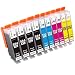 GPC Image 10 Pack Compatible Ink Replacement for HP 564XL (4 Black, 2 Cyan, 2 Magenta, 2 Yellow) for use in HP DeskJet 3520 3522 Officejet 4620 Photosmart 5520 6510 6520 7520 7525 D5460 D7560 Printers RS.3004.00