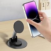 Coverzone Magsafe ile Uyumlu A&ccedil;ısı Ayarlanabilir Business Model A Sınıfı Malzeme D&ouml;ner Akıllı Telefon Standı Masa&uuml;st&uuml; Stand Y