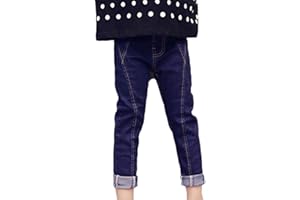 LaoZanA Filles Slim Pantalons Élastique Jeans Denim Pantalons Jeans Collants Stretch Jeggings