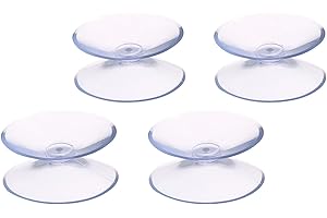 ORYX 5390170 Ventosa Doble Transparente (Bister 4 Piezas), Cranberry