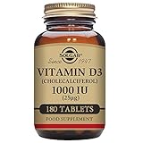 Solgar, Natural Vitamin D3, 1000 IU, 180 Tablets