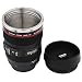 Produktbild Kaffeetassen, iTECHOR Isolierkanne Thermobecher Tasse in Digitalkamera / Teleobjektiv Design - für Kaffee, Tee, Kakao, Milch, Wasser, etc. - 350ml, schwarz