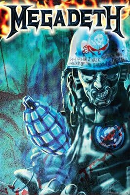 Megadeath Postcard 46281