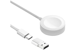 CHARGEWAY Usb C Watch charger With Otg Adapter Magnetic Fast Wireless Charging Cable Portable Charging Cord Compatible with Apple Watch Series SE Ultra 2/3/4/5/6/7/8/Se Ultra,38/40/42/44mm