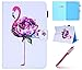 Produktbild iPad pro 10,5 Zoll Hülle,iPad pro 10,5 Zoll Schutzhülle,iPad pro 10,5 Zoll Lederhülle,Hpory Flamingo Muster PU Leder Hülle im Bookstyle Brieftasche Ledertasche Hülle Flip Case Cover Vorstand Mehrfachsansicht Funktion Folding Cover PU Leather Klapphülle Hülle mit Weiche Silikon mit Ständer Standfunktion und Magnetverschluss Kunstleder und Auto Schlaf Schutzhülle Etui Tasche für Apple iPad pro 10,5 Zoll Tablet + 1 x Hpory Stylus-(Flamingo)