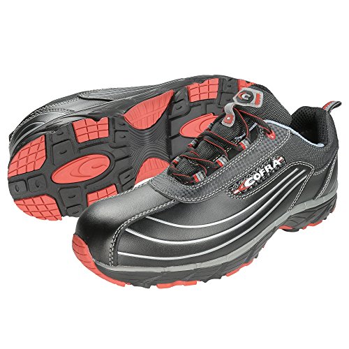 Cofra Sicherheitsschuhe New Devil S3 Work Flying Arbeitsschuhe Große 44, schwarz, JV003-000