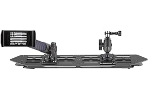 Bulletpoint RubiGrid - Supporto per telefono con piattaforma di montaggio su cruscotto per Wrangler JL 2018-2023 (non 4xe) + Gladiator 2020-2023 - Supporto multi-dispositivo compatibile Jeep