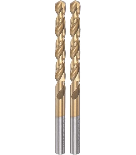 Sourcing Map 2pcs Foret Hélicoïdal HSS Cobalt 5.9mm - Perceuse Métal Précise
