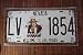 Produktbild Kingrock - Nummernschild Kennzeichen License Plate Blechschild Deko Retro LAS VEGAS NEVADA USA