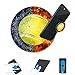 hongdus-Expanding Ständer und Griff für Smartphones und Tablets, Telefonständer für Jungen und Mädchen, Tennis Ball Fire Wasserschwarz