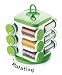 Gambit Multipurpose Revolving Spice Rack 12 Piece Green Condiment Set RS.499.00