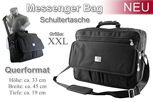 XXL Arbeitstasche Schultasche Messenger Bag Airlinebag Herren Tasche Umh  ngetasche Damen Messenger bag Schultertasche Handtasche Sport Reise Tasche S