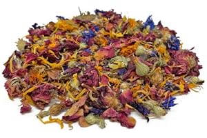 ProRezult 120GRAM Tortoise Bearded Dragon Reptile Food Premium Dried Flower Mix Herbivore Feed Treat