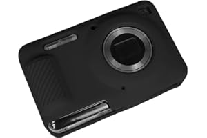 Easy Hood Etui na aparat Kodak PIXPRO FZ55, FZ55 silikonowe etui ze skóry ciała, etui ochronne na aparat, czarne, czarny, torba na aparat