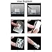 HBF 100 PCS Aluminium Foil Nail Wraps-Acrylic Gel Polish Remover-Trendy Manicure Tool