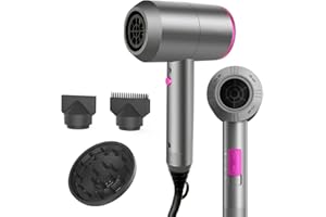 Faszin Secador de Pelo Iónico Silk Motor AC Duradero Secadores pelo profesional, Difusor y Concentrador, 3 Temperaturas, 2 Velocidades