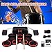 Produktbild E-Drum Elektronisches Schlagzeug Kit 9 Pad Roll Up Drum Kit - Silikon Hand Roll Drum für Kinder, Anfänger,Schlagzeuger
