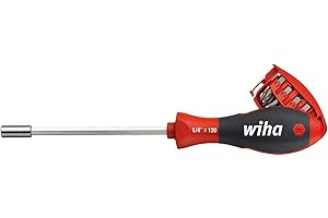 Wiha SB 3809-8 - Portainserti a magazzino magnetico, 8 bits, 1/4"