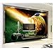 Produktbild Xzfddn Maßgeschneiderte Tapeten Für Wände Home Decoration 3D Raumschiff Raum Science-Fiction-Tv Hintergrund Tapeten Für Wohnzimmer-150X120CM