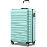 NUMADA - Large Travel Suitcase 25 kg Upfly 28' ABS (75 x 49 x 29 cm) with Combination Lock and 4 360 Double Wheels | Heavy Du