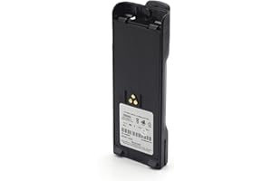 PONDWAY Batería NI-MH + clip de cinturón de repuesto para Motorola Radios GP900 GP1200 MTS2013 MTX8000 MTX9000 MTZ2000 PTX1200 NTN7143 NTN7143A NTN7143B NTN7143CR NTN7143R NTN714 y TN4 NTN7144A