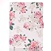 Produktbild Ledertasche Smartcover Hülle für iPad Pro 9.7 - Skitic Ultra Slim Lightweight PU Leder Flip Etui Tasche Schutzhülle Schale Smart Shell Case mit Auto Schlaf / Wach Funktion und Standfunktion für Apple iPad Pro 9.7 Zoll 2016 Tablet - Blume