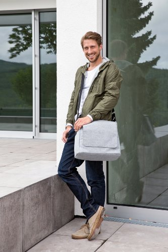 Lässig Green Label Small Messenger Bag Update Wickeltasche/Babytasche inkl. Wickelzubehör denim blue - 7