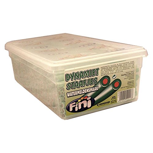 Fini Dynamiet Staafjes Watermeloensmaak 250 Stck. Box (Fruchtgummi Wassermelone)