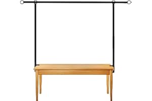 Qiwieod Supporto per da tavolo, da tavolo, telaio ad multiuso, regolabile, in acciaio inox, con morsetti, telaio ad nero, per compleanno, Halloween