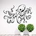 Produktbild JJHR Wandtattoos Wandaufkleber Krake Tentakeln Wandtattoo Umweltfreundliche Meer Ozean Tier Kunst Wandbild Bad Wand Sricker Glaswand Papier 55 * 85 cm