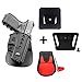Produktbild Fobus kit 360 rotating roto paddle retention holster + belt attachment + 6cm police wide duty belt adapter for Glock 17, 19, 22, 23, 31 ,32, 34, 35