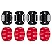Produktbild madridgadgetstore® 4 Halterungen flach + 3 M Sticker Aufkleber Stickers für Kamera Camcorder Go Pro GoPro HD hero6 Hero5 Hero4 Hero3 + Hero3 Hero 6 5 4 3 + 3 2 1 Black Silver Session SJCAM SJ4000 SJ5000 SJ6000 SJ7000 M10 M20 Rollei Xiaomi Yi 4 K Rollei Campark Montage Flache Oberfläche Sportkameras Aktion Ersatz Ersatz Spare Hohe Qualität Gratis Versand